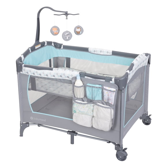 Cuna Corral EZ Rest Leaf Geo