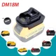 thumbnail image 5 of Adaptador Convertidor para Mil*wau*kee 18V para DE*walt 20V a para Ma*kita 18V Herramientas Eléctricas Bl1830 con Puerto de Carga USB, 5 of 7
