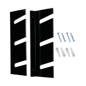 Ioensy - Estante De Exhibición De Montaje En Pared Para Monopatín, Cubierta De Monopatín Para Patinadores, Color Negro Duradero