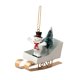thumbnail image 3 of Adorno De Trineo, Accesorios Para Fotos, Colgante De árbol De Navidad Para Oficina, Estantería, Escritorio, Blanco, 3 of 3