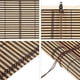 thumbnail image 4 of Cortina Persiana Enrollable de Bambú 90x180 cm Marrón y Beige, 4 of 4
