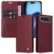 thumbnail image 1 of Funda Billetera de Cuero para iPhone 17 Air con Tarjetero y Soporte - Tapa Magnética Rojo, 1 of 5