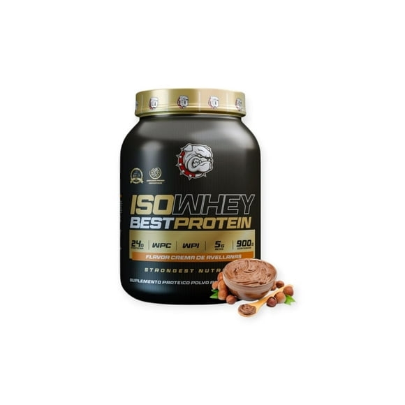 Proteina Iso Whey Best Protein 900g Crema De Avellanas -