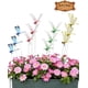 thumbnail image 1 of Clips libélula repelente insectos 3D decoración jardín exterior falsas sombrero jardín 12 uds, 1 of 7