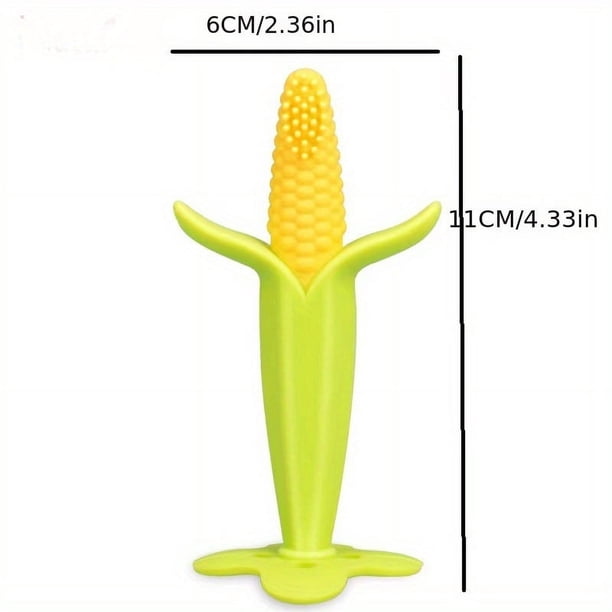 Safety Food Grade Soft Silicone Baby Fruit Banana Shape Mini Teethers Relieve Teething Pain