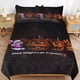 thumbnail image 1 of x537 Five Nights at Freddy's Bed Duvet Cover Microfiber Bedding Sets 3D Printed Lightweight 3 Piece Comforter Sets, 1 Duvet Cover And 2 Pillow Shams for Kids Boys Girls 90"x90" jn537, 1 of 5