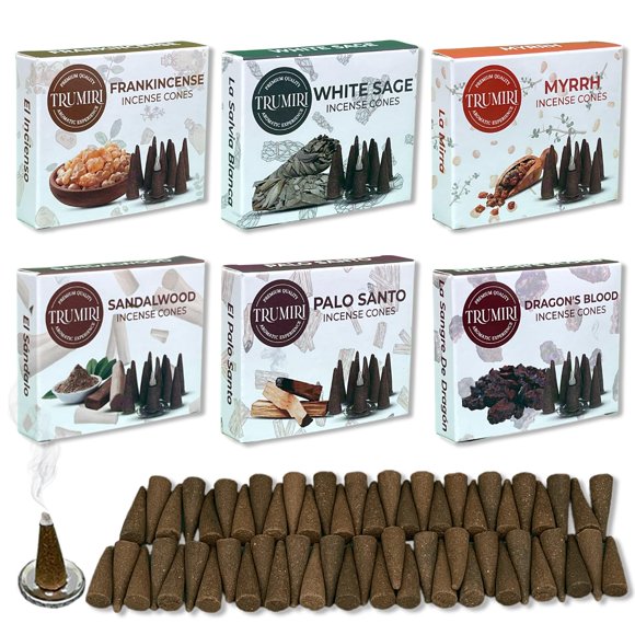Incienso TRUMIRI 60 Conos Pack Surtido 6 Aromas