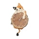 thumbnail image 2 of Reloj De Pared Con Diseño De Gato, Decorativo, Para Habitación Infantil, Color Naranja, 2 of 5