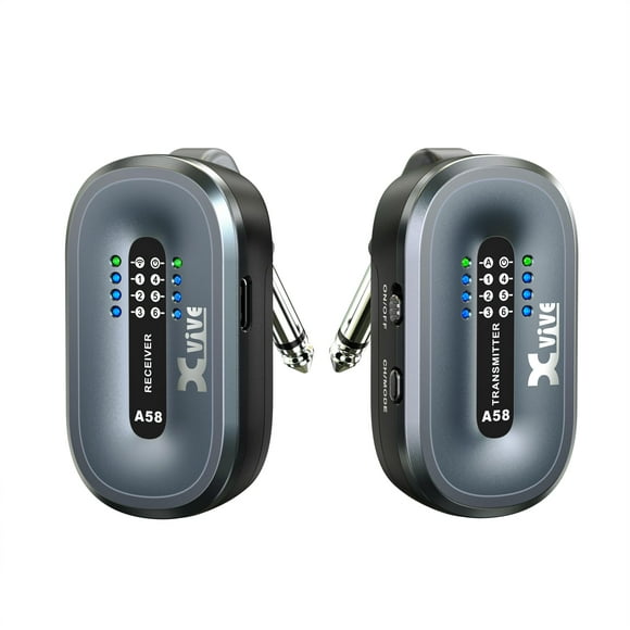 Xvive Sistema De Guitarra Inalámbrico A58 5.8GHz Eléctrico/Acústico