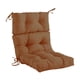 thumbnail image 2 of Cojín para respaldo de asiento de exterior, cojín para mecedora, cojín suave y cómodo para silla, cojín para asiento de jardín, patio, muebles de pati Café, 2 of 5