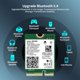 thumbnail image 5 of Tarjeta inalámbrica GigaPlus WiFi 7 Intel BE200NGW 5800Mbps, 5 of 7