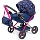 thumbnail image 2 of Cochecito de Juguete Bayer Pram Cosy Corazones Azul y Rosa con Manta y Bolsa, 2 of 7