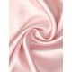 thumbnail image 5 of INSPIRE CHIC Conjunto de Pijama de Satén para Mujer, Manga Corta de Seda, Camisón Abotonado con Ribete en Contraste y Pantalones Cortos para Primavera Verano XL Rosa Claro, 5 of 6