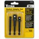 thumbnail image 2 of Juego de adaptadores para dados Titan 12082 de 3 piezas (6.35 mm, 9.53 mm, 12.7 mm), 2 of 2