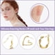 thumbnail image 5 of Repuesto para pendientes de silicona KASBEE Soft Clear, 200 unidades, 5 of 9