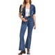 thumbnail image 2 of INSPIRE CHIC Chaqueta de Mezclilla Recortada para Mujer 2026 Chaquetas de Jean de Manga Corta de Moda Bolero Shrug 2XL Azul, 2 of 6
