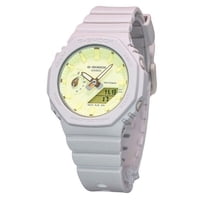 Casio - Reloj G-Shock Natures Colour Series Análogo Digital Cuarzo Esfera Amarilla Gma-S2100Nc-4A 200M Para Mujer