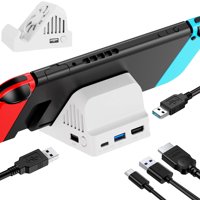 Accesorio Base De Carga Portátil Aaronmei Con Ventilador De Enfriamiento Blanco