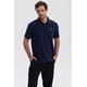 thumbnail image 1 of Polera Hombre Piqué Básica Lisa Azul Marino, 1 of 4