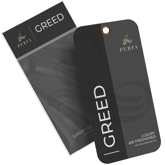 Ambientador de coche Perfa – Aroma inspirado en Greed