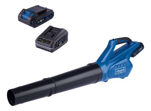 Soplador De Hojas 20V Con Cargador Y Batería - Scheppach