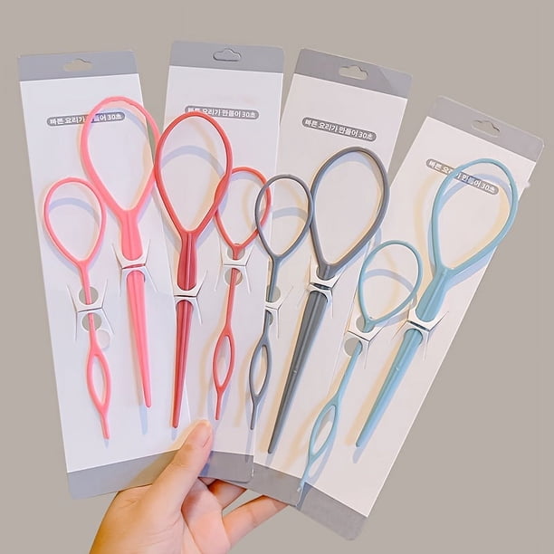 2pcs/set Hair Loop Styling Tool - Easy Hair Braiding Tool for Women, Girls, and Toddlers - Create Beautiful and Stylish Hairstyles
