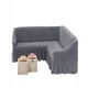 thumbnail image 2 of Funda Cubre Sofa En Forma De L Color Gris, 2 of 4