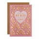 thumbnail image 1 of Tarjeta de San Valentín Hallmark Tradicional con diseño de corazón para esposa, 1 of 5