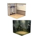 thumbnail image 1 of 2 Piezas 1:12 Telón De Fondo Escena Modelo Colección Dise?o Pantalla Bosque Estudio Habitación, 1 of 5
