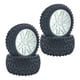 thumbnail image 4 of Kit De Neumáticos De Goma 4x Hexagonal De 12 Mm Para Accesorios De Coche Con Control Remoto Wltoys 1 12 Color Blanco, 4 of 5