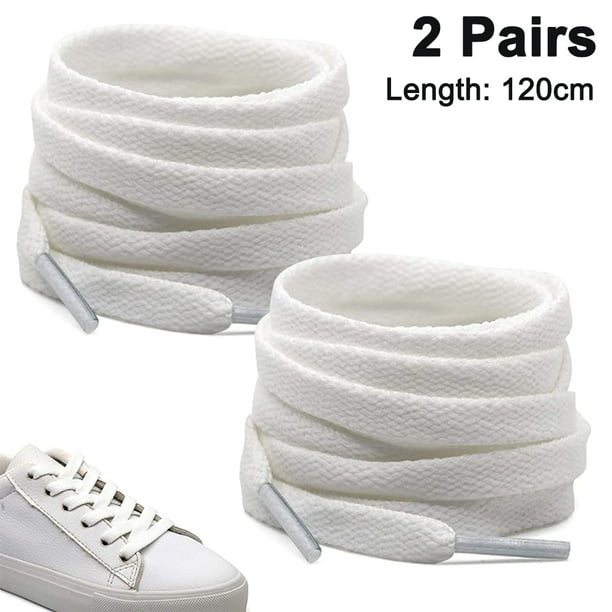 2 pares de cordones planos para zapatillas deportivas, zapatillas de running, cordones para botas