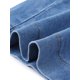 thumbnail image 5 of INSPIRE CHIC Falda de Mezclilla para Mujeres Regreso a Clases Cintura Alta Abertura Bolsillos Traseros Falda Lápiz a la Rodilla L Azul Cielo, 5 of 6