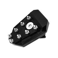 Magideal - Pastilla De Freno Para Motocicleta, Palanca De Freno Para Pie, Pedal Ampliador, Extensión De Pastilla De Freno De Aleación De Aluminio Para Klr650 Negro