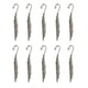 thumbnail image 2 of 10 Piezas De Marcapáginas De Plumas Con Cuentas De Plata Tibetana Con Lazo Para Hacer Bricolaje, 2 of 4