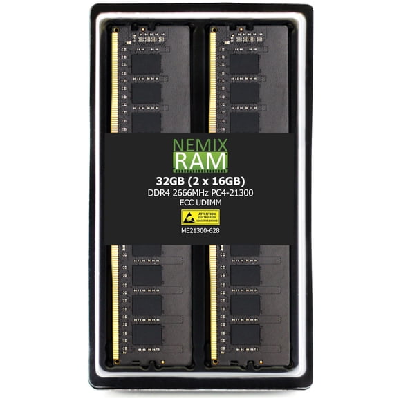 Kit De Memoria 32 Gb Ddr4 2666 Mhz Ecc Udimm