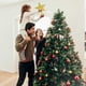 thumbnail image 3 of Estrella para árbol de Navidad, Estrella para árbol de Navidad, Decoración para la punta del árbol, Estrella navideña para árbol dorado brillante, Estrella con purpurina para árbol de Navidad, 3 of 5