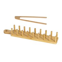 Magideal - Bandeja De Madera Para Tacos, Elegante Soporte Multifuncional Para Panqueques, Capacidad Para 8 Tacos De Cáscara Blanda O Dura, Soporte Para Tortillas