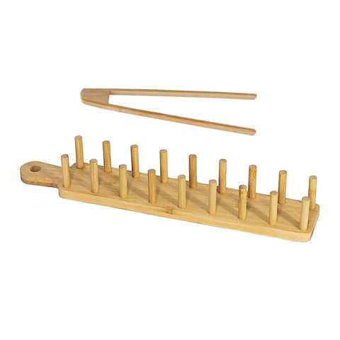 Magideal - Bandeja De Madera Para Tacos, Elegante Soporte Multifuncional Para Panqueques, Capacidad Para 8 Tacos De Cáscara Blanda O Dura, Soporte Para Tortillas