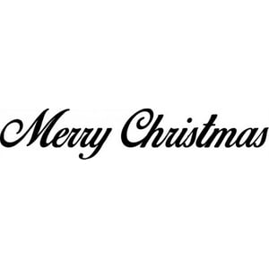 Rienda Libre Graphics - Decomural Merry Christmas Festive Ws-50019