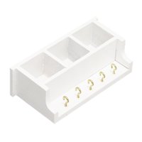 Bothyi - Mini Casa De Muñecas Estante De Almacenamiento Accesorios Adornos Juego De Imaginación Modelo Blanco