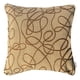 thumbnail image 1 of Funda Cojin Decorativo Diseño Dorado Y Cafe 45x45, 1 of 2