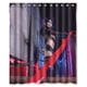 thumbnail image 1 of Atractiva cortina de ducha Kill La Kill Ryuko, juego de cortina de baño con ganchos, tamaño 60 x 72 pulgadas, 1 of 3
