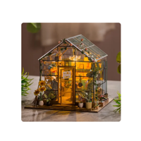 China - Casa Miniatura Diy “Invernadero De Cristal” – Jardín Interior Con Luces Led Pc2306