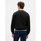thumbnail image 2 of Sudadera GAP para Hombre con Logo, Cuello Redondo, Forro Polar, Negro Puro, Talla S, 2 of 4