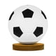thumbnail image 2 of Lámpara de Fútbol con Brillo, Luz Nocturna Ajustable con Base de Madera, Luz Cálida, Iluminación, Lámpara de Mesa Pequeña, USB, Regalo , Base plana, 2 of 5