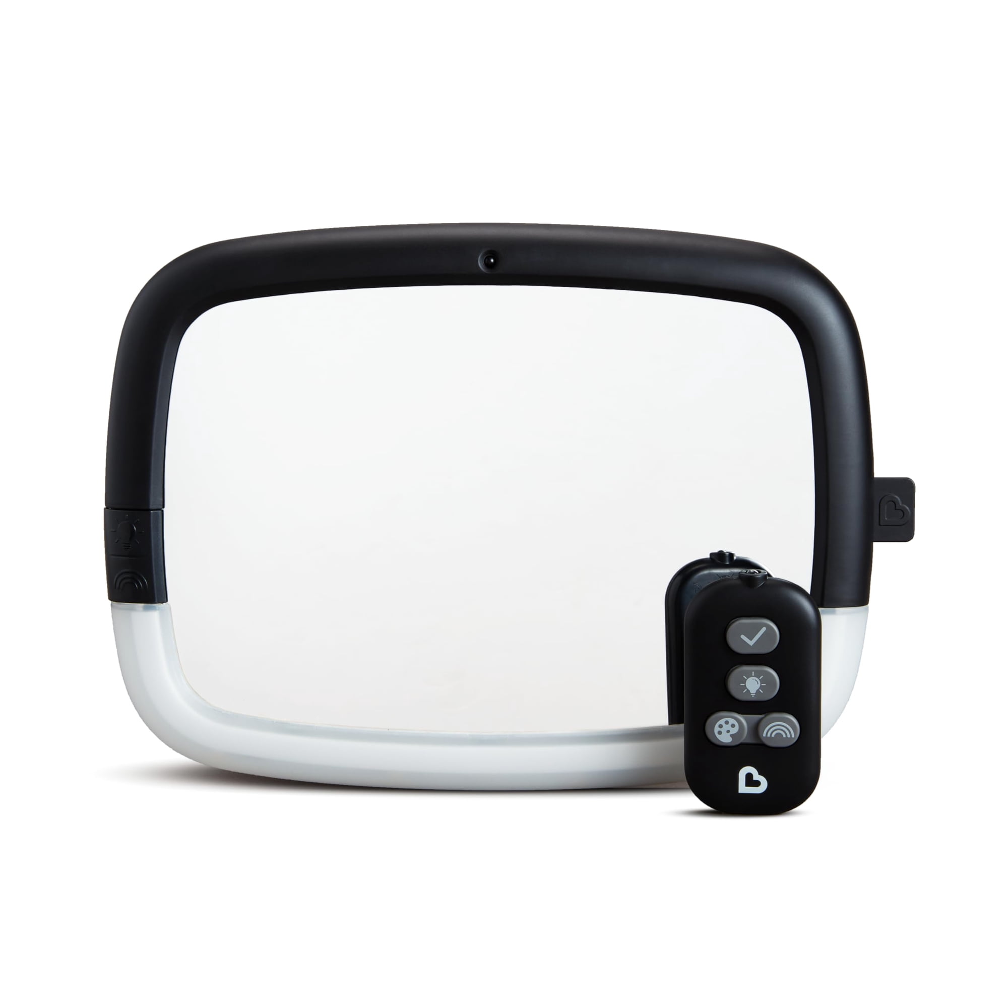 Espejo De Coche Para Bebé Munchkin Night Light Pivot 360 Negro
