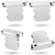 thumbnail image 2 of 4 tapones antipolvo compatibles con iPhone 11, iPhone 12. Protege la cubierta antipolvo de carga compatible con iPhone 11, 12, Pro, Max/X/XS/XR, 7, 8 Plus, iPad Mini/Air., 2 of 8