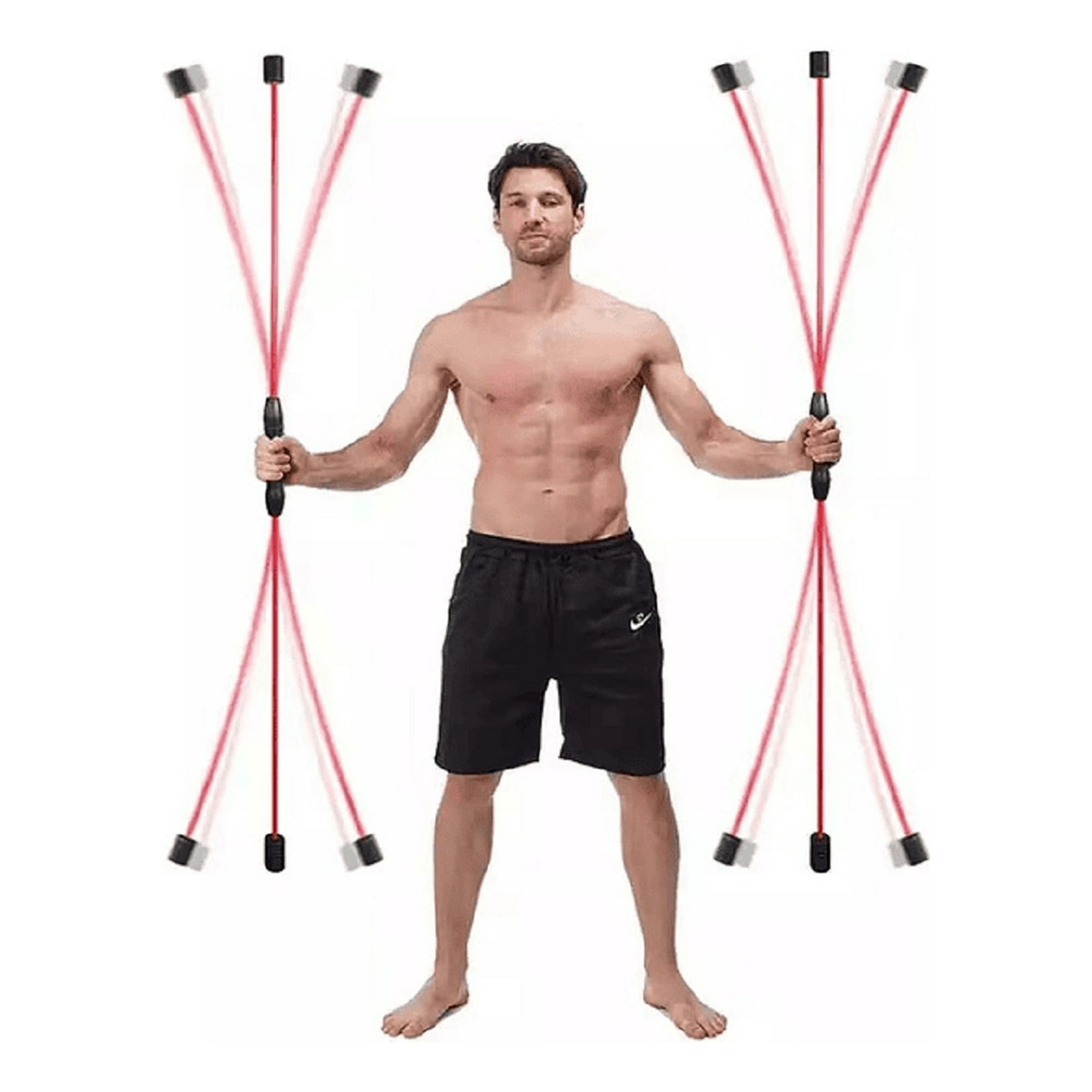 Genérico - Barra Elástica Fitness Entrenamiento Vibración Alta Lau