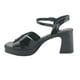 thumbnail image 2 of Sandalia Chalada Mujer Flora-1 Negro Casual, 2 of 6
