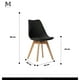 thumbnail image 4 of Pack 6 Sillas De Comedor Tulip Acolchada Negro, 4 of 7